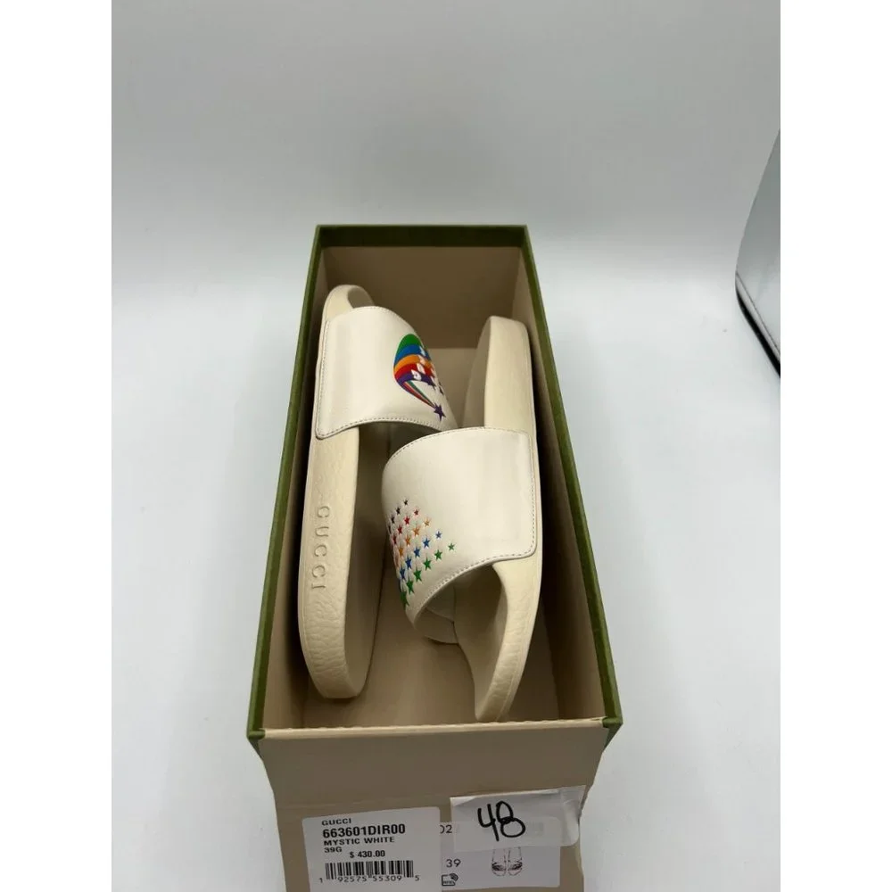 Gucci Rainbow Pursuit Slide Sandal Sz 39 Made in Italy - Picture 8 of 11